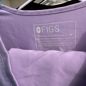 Lavender Dew FIGS Scrub top